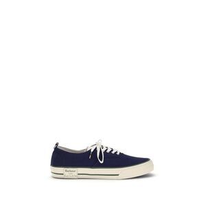 Barbour Blue Cotton Low Top Men's Sneakers